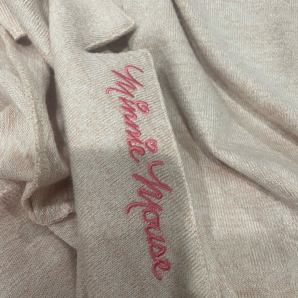 Disney Minnie Mouse Pink and Cream Robe - Picture 5 of 9